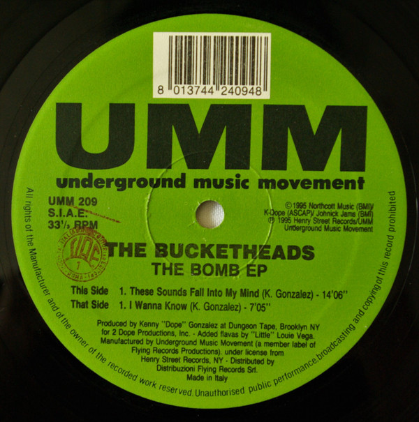 The Bucketheads - The Bomb EP | UMM (UMM 209) - main