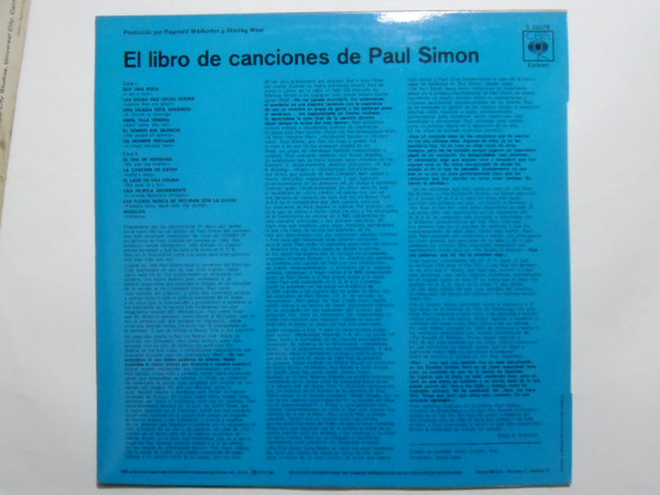 Paul Simon - The Paul Simon Song Book | CBS (S 62579) - 2 Paul Simon - The Paul Simon Song Book | CBS (S 62579) - 2