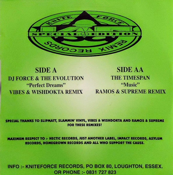 DJ Force & The Evolution / The Timespan - Remix Records & Kniteforce Present 'The Remix's' Part 2 | Kniteforce Records (KF0028) - 2 DJ Force & The Evolution / The Timespan - Remix Records & Kniteforce Present 'The Remix's' Part 2 | Kniteforce Records (KF0028) - 2