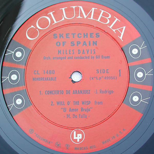 Miles Davis - Sketches Of Spain | Columbia (CL 1480) - 3