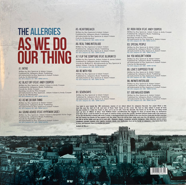 The Allergies - As We Do Our Thing | Jalapeno Records (JAL213VV) - 2 The Allergies - As We Do Our Thing | Jalapeno Records (JAL213VV) - 2