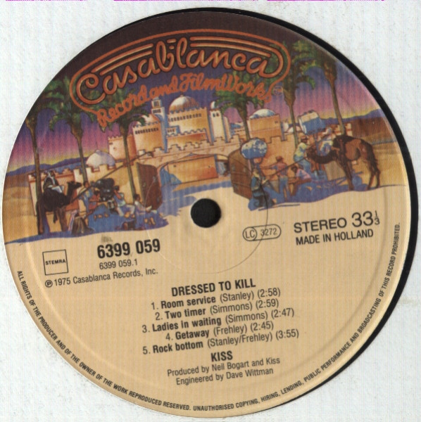 Kiss - Dressed To Kill | Casablanca (6399 059) - 3