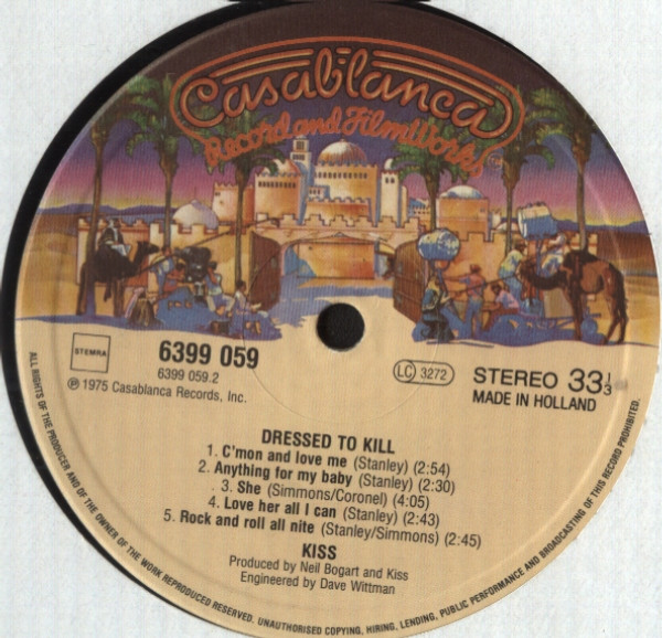 Kiss - Dressed To Kill | Casablanca (6399 059) - 4