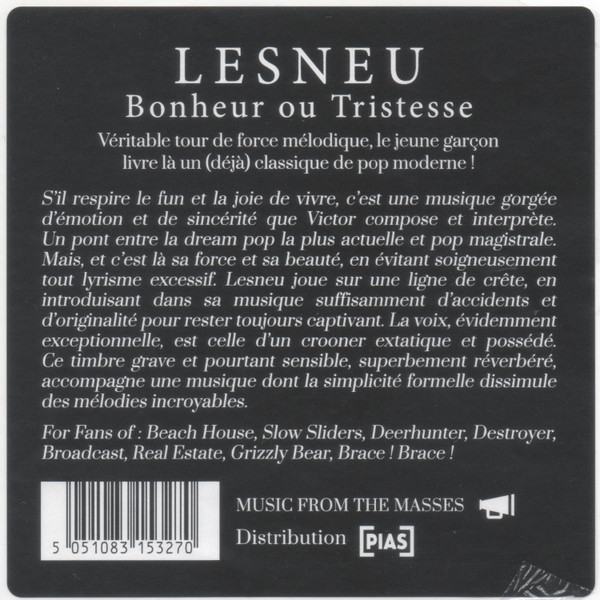 Lesneu - Bonheur Ou Tristesse | Music From The Masses (MFTM05) - 3