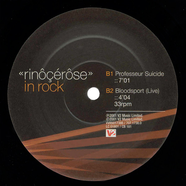 Rinôçérôse - In Rock | V2 (VVR5017386) - 4