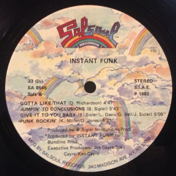 Instant Funk - Looks So Fine | Salsoul Records (SA 8545) - 3 Instant Funk - Looks So Fine | Salsoul Records (SA 8545) - 3