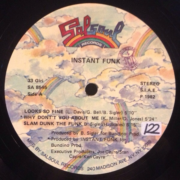 Instant Funk - Looks So Fine | Salsoul Records (SA 8545) - 2 Instant Funk - Looks So Fine | Salsoul Records (SA 8545) - 2