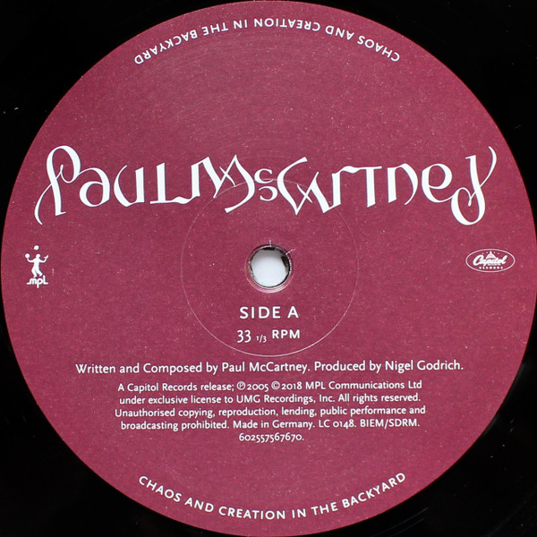 Paul McCartney - Chaos And Creation In The Backyard | Capitol Records (602557567670) - 3