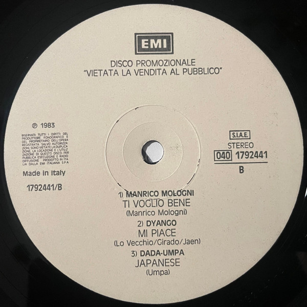 Various - Disco Promozionale | EMI (040 1792441)