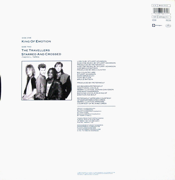Big Country - King Of Emotion | Mercury (BIGC 512) - 2