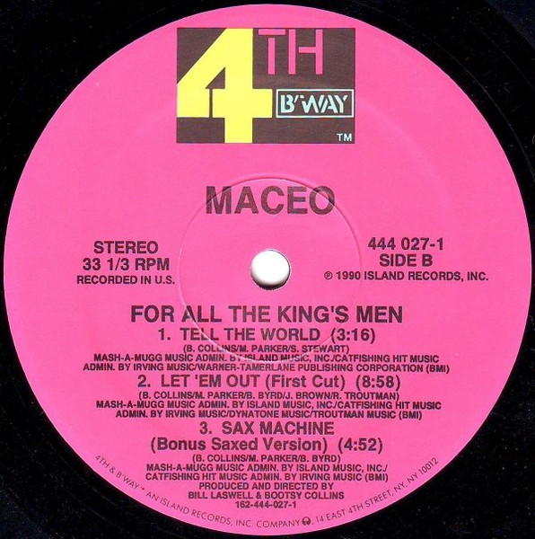 Maceo Parker - For All The King's Men | 4th & Broadway (444 027-1) - 4
