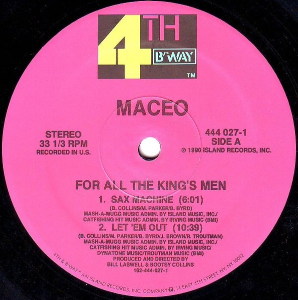Maceo Parker - For All The King's Men | 4th & Broadway (444 027-1) - 3