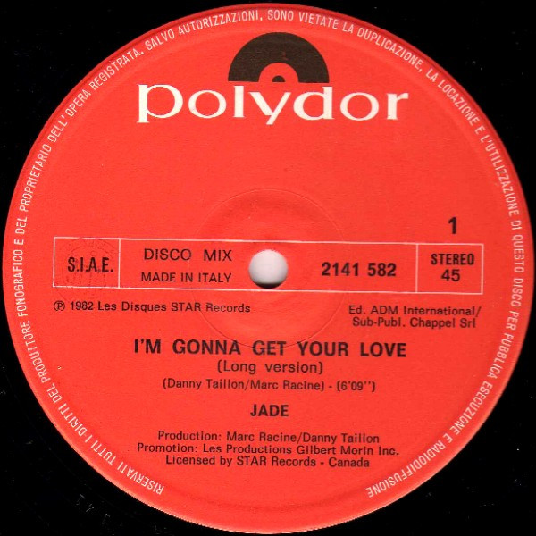 Jade - I'm Gonna Get Your Love | Polydor (2141 582)