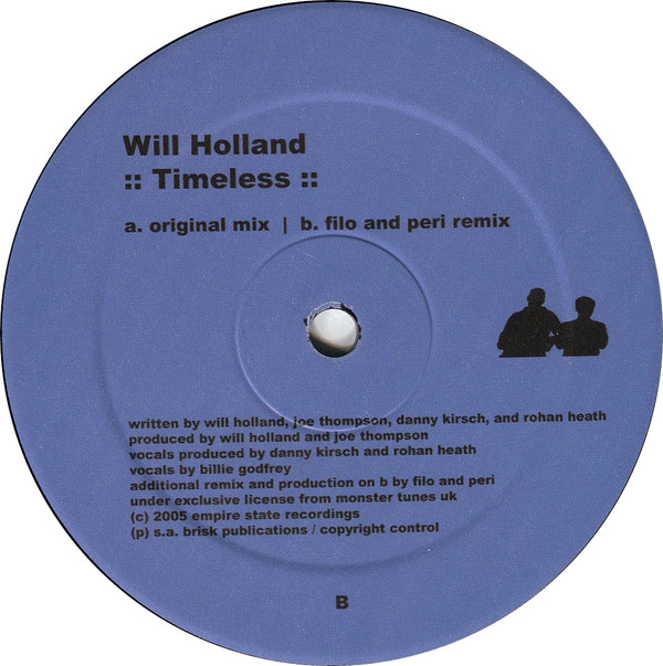 Will Holland - Timeless | Empire State Recordings (002w) Will Holland - Timeless | Empire State Recordings (002w)