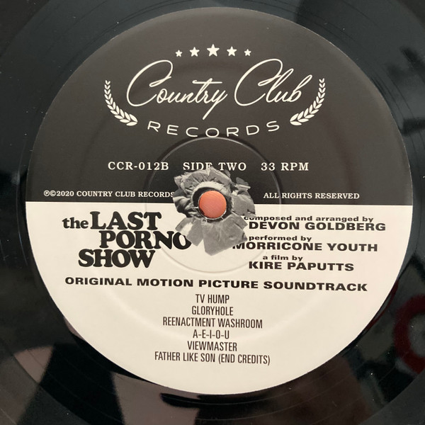 Devon Goldberg , Morricone Youth - The Last Porno Show [Vinyl] | Country Club Records (CCR012) - 4