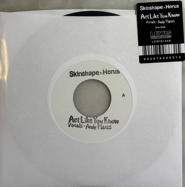 Skinshape x The Horus Allstars - Act Like You Know | Lewis Recordings (LEWIS1248) - 3