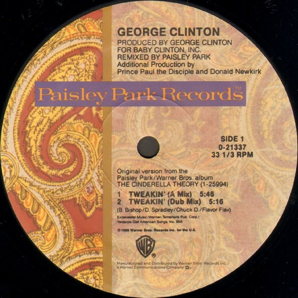 George Clinton - Tweakin' | Paisley Park (0-21337)