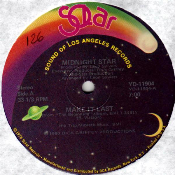 Midnight Star - Make It Last | Solar (YD-11904)
