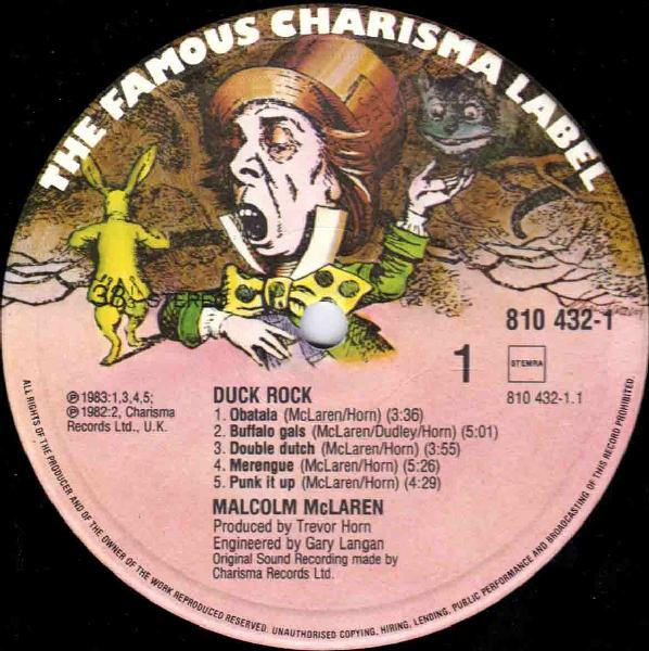 Malcolm McLaren - Duck Rock | Charisma (810 432-1) - 3