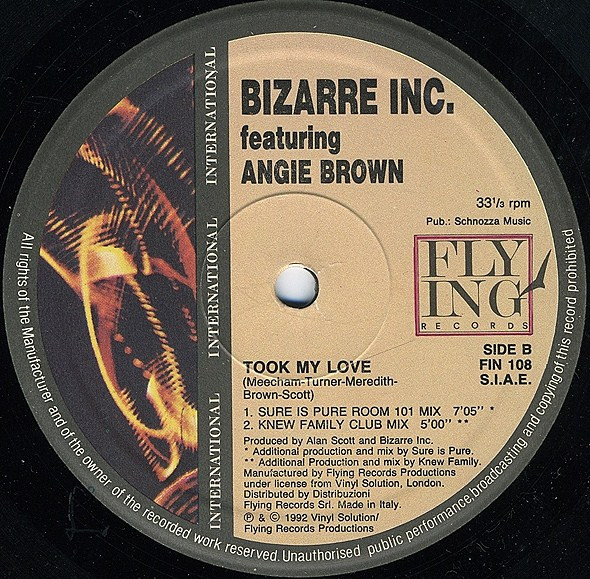 Bizarre Inc - Took My Love | Flying International (FIN 108) - 3