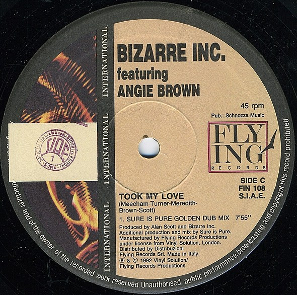Bizarre Inc - Took My Love | Flying International (FIN 108) - 4