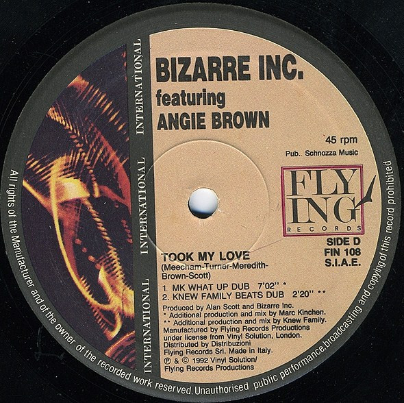 Bizarre Inc - Took My Love | Flying International (FIN 108) - 5