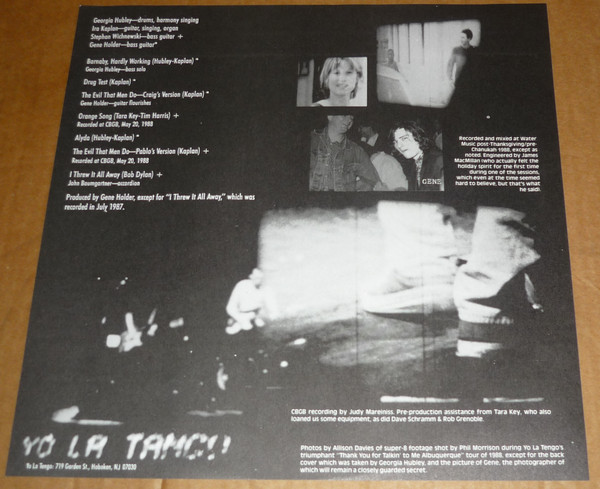 Yo La Tengo - President Yo La Tengo | Coyote Records (TTC 88142) - 4