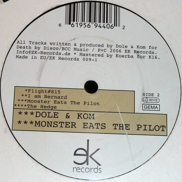 Dole & Kom - Monster Eats The Pilot | Elektro.Komfort (EK 009-1) - 3 Dole & Kom - Monster Eats The Pilot | Elektro.Komfort (EK 009-1) - 3