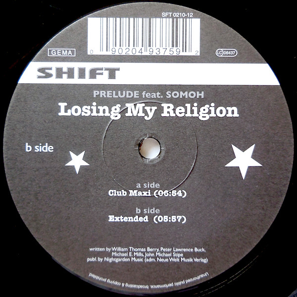 Prelude Feat. Somoh - Losing My Religion | Shift Music (SFT 0210-12) - 3