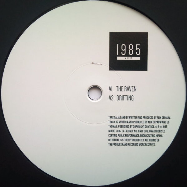 Alix Perez - Numbers EP | 1985 Music (ONEF003) - 3