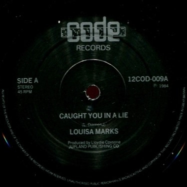 Louisa Mark - Caught You In A Lie | Code Records (12COD-009) - main Louisa Mark - Caught You In A Lie | Code Records (12COD-009) - main