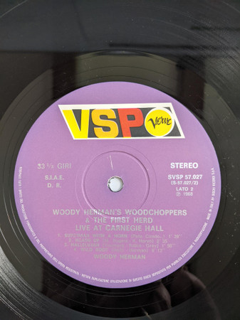 Woody Herman And His Woodchoppers - Live At Carnegie Hall | VSP (SVSP 57.027) - 3