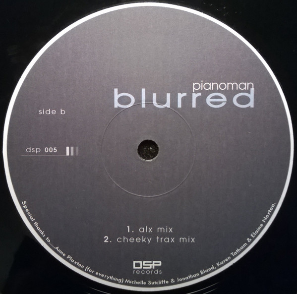 Pianoman - Blurred | DSP Records (dsp 005) - 2