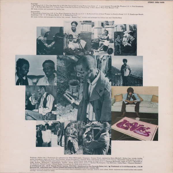 Arthur Lee - Vindicator | A&M Records (AMLS 64356) - 2