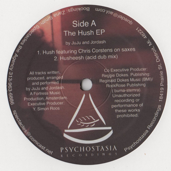 Juju & Jordash - The Hush EP | Psychostasia Recordings (PSY-008)