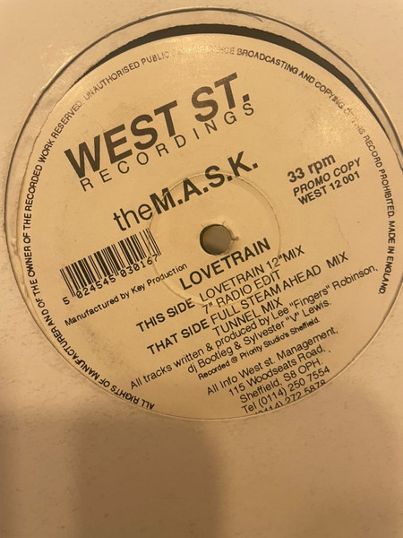 The M.A.S.K. - Lovetrain | West St. Recordings (WEST 12 001) - 2 The M.A.S.K. - Lovetrain | West St. Recordings (WEST 12 001) - 2