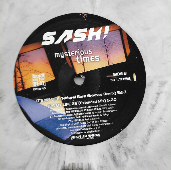 Sash! - Mysterious Time / It's My Life | Dance On The Beat (DOTB-40) - 3