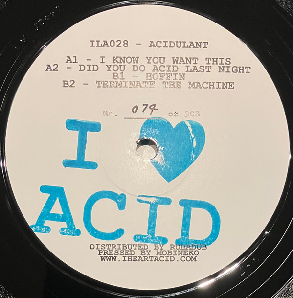 Acidulant - I Love Acid 028 | I Love Acid (ILA028)