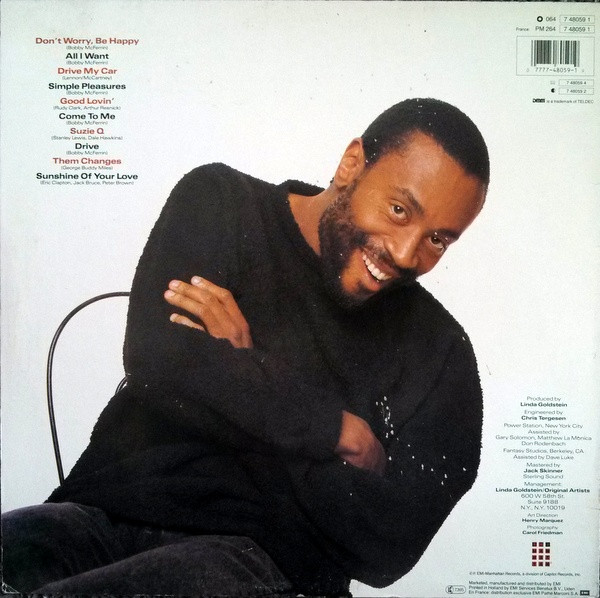 Bobby McFerrin - Simple Pleasures | EMI-Manhattan Records (1C 064-7 48059 1) Bobby McFerrin - Simple Pleasures | EMI-Manhattan Records (1C 064-7 48059 1)