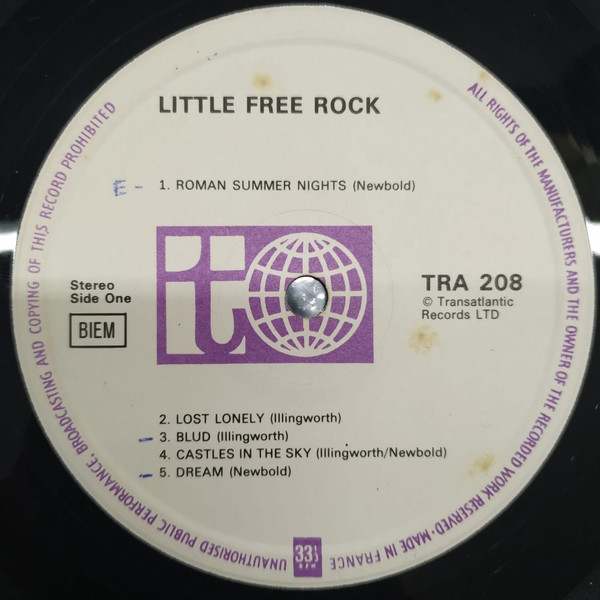 Little Free Rock - Little Free Rock | Transatlantic Records (TRA 208) - 4