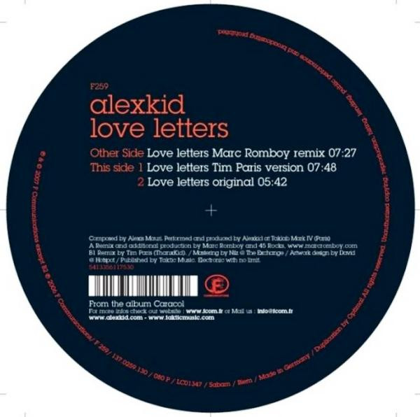 Alexkid - Love Letters | F Communications (F259)