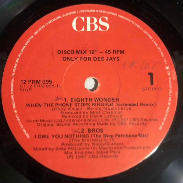 Various - Untitled | CBS (12 PRM 095) Various - Untitled | CBS (12 PRM 095)