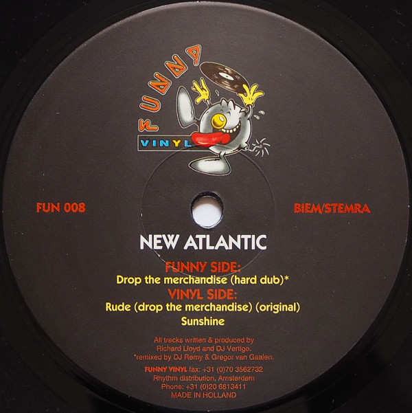 New Atlantic - Drop The Merchandise | Funny Vinyl (FUN 008) - main New Atlantic - Drop The Merchandise | Funny Vinyl (FUN 008) - main