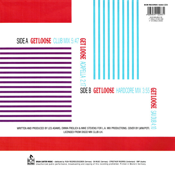 L.A. Mix Featuring Jazzi P - Get Loose | BCM Records (12283)