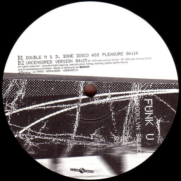 Brooklyn Bounce - Funk U | Club Tools (006692-0 CLU) - 4 Brooklyn Bounce - Funk U | Club Tools (006692-0 CLU) - 4