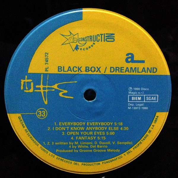 Black Box - Dreamland | Deconstruction (PL 74572) - 4