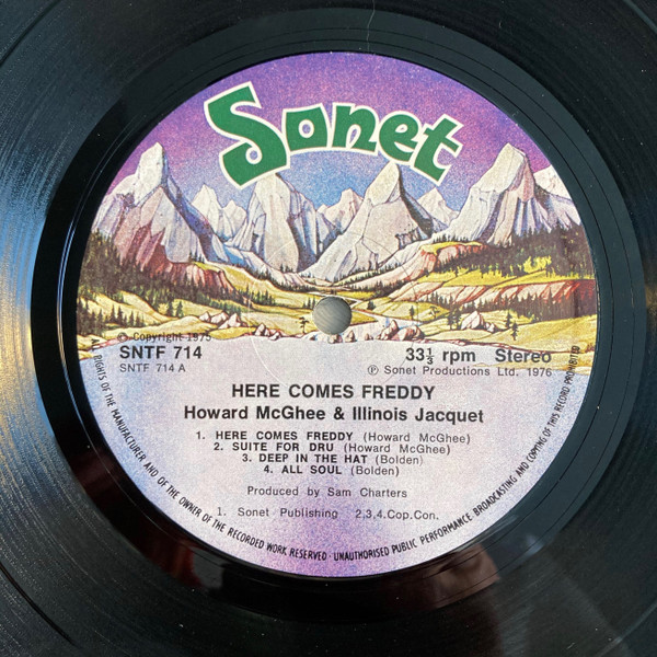 Howard McGhee And Illinois Jacquet - Here Comes Freddy | Sonet (SNTF 714) - 3