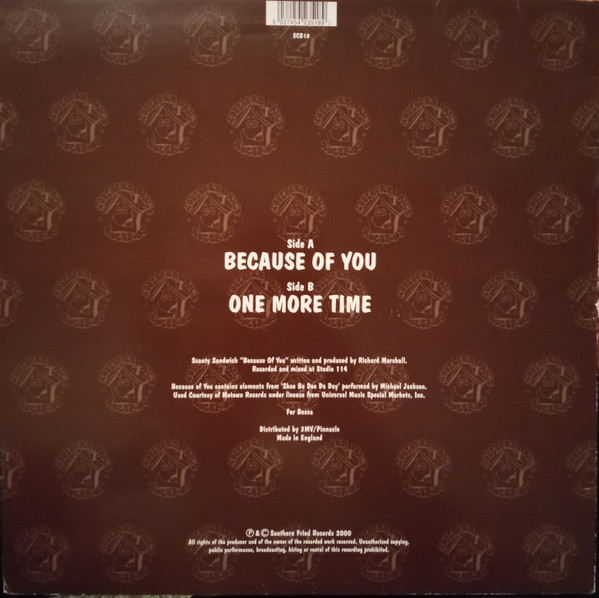 Scanty - Because Of You | Southern Fried Records (ECB18) - 2