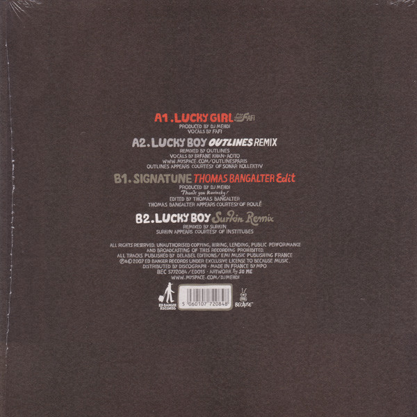 DJ Mehdi - Lucky Girl EP | Ed Banger Records (ED015) - 2