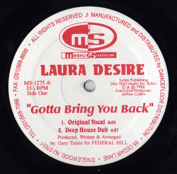 Laura Desire - Gotta Bring You Back | Music Station (MS-1275)